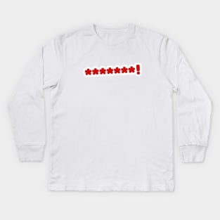 Censored F1 Bubble Text Kids Long Sleeve T-Shirt